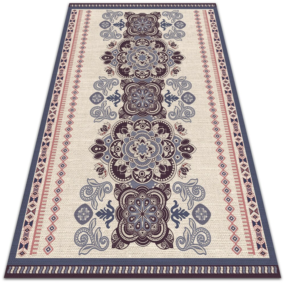 Dywan winylowy do domu Antyczne kwiaty 80x120 cm