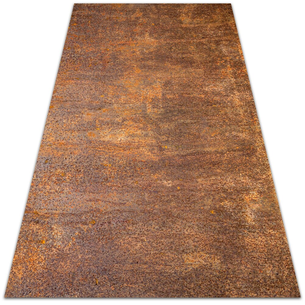 Modny winylowy dywan Zardzewiała blacha 120x180 cm