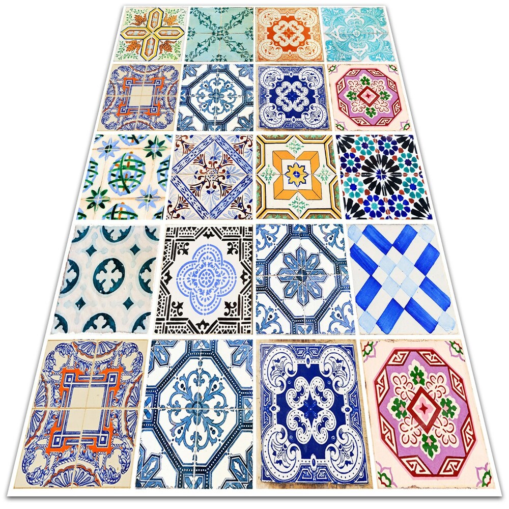 Dywan winylowy do domu Greckie kafelki 60x90 cm