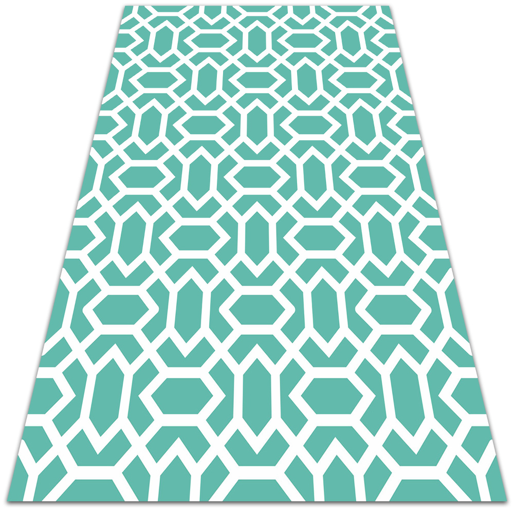 Modny winylowy dywan Spleciony wzór 120x180 cm