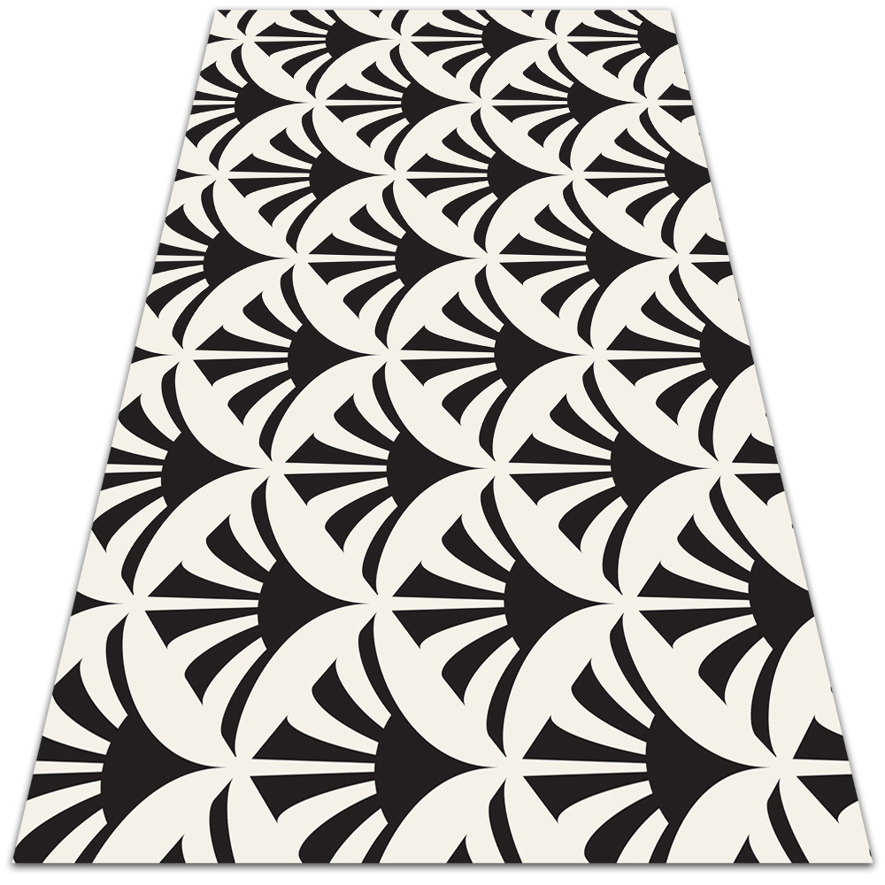 Uniwersalny dywan winylowy Geometryczne liście 140x210 cm
