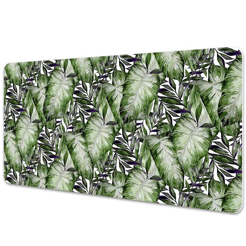 Duża podkładka ochronna na biurko Liść Monstera 120x60 cm