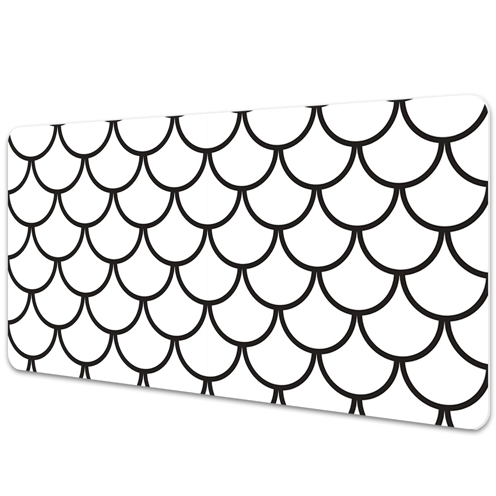 Podkład ochronny na biurko Wzór rybiej łuski 100x50 cm