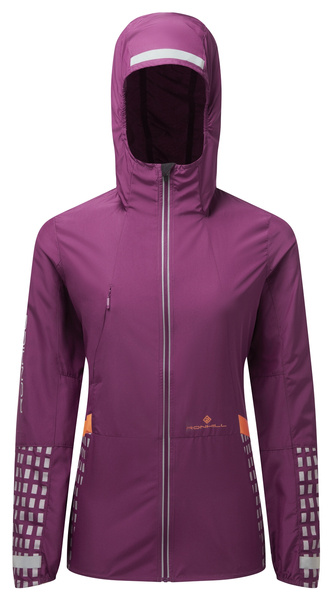 RONHILL Kurtka biegowa męska TECH AFTERHOURS JACKET fioletowy