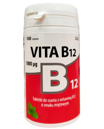 Vita B12 100 tabletek do ssania