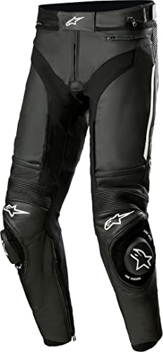Alpinestars Missile V3 czarne skórzane spodnie 60