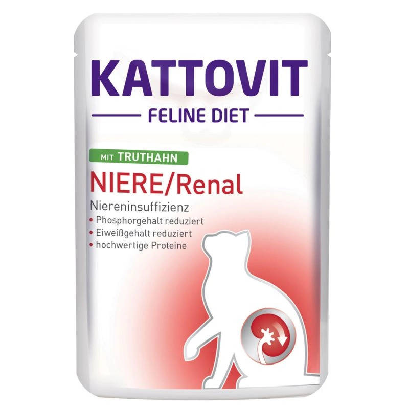 Kattovit Niere/Renal indyk 12x85g saszetka