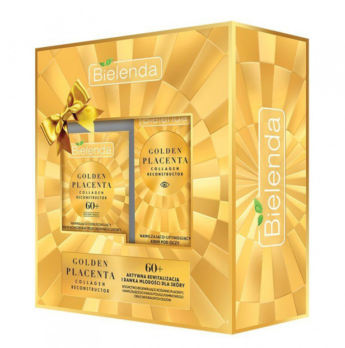 BIELENDA Zestaw Golden Placenta Krem na dzień/noc, 50ml + Krem pod oczy, 15ml