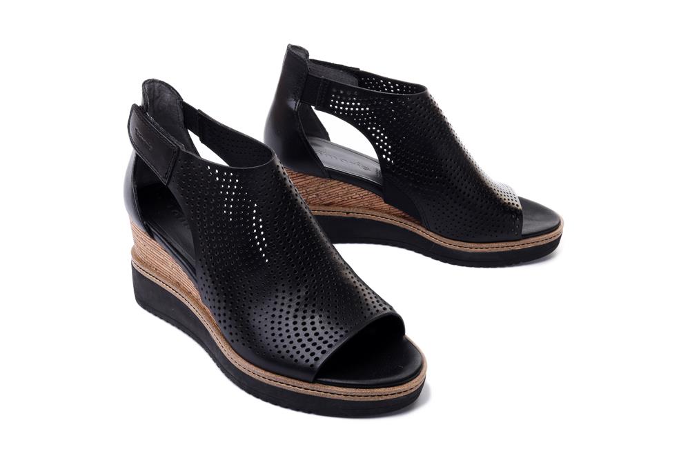 TAMARIS 28316-28 001 black, sandały damskie - Tamaris