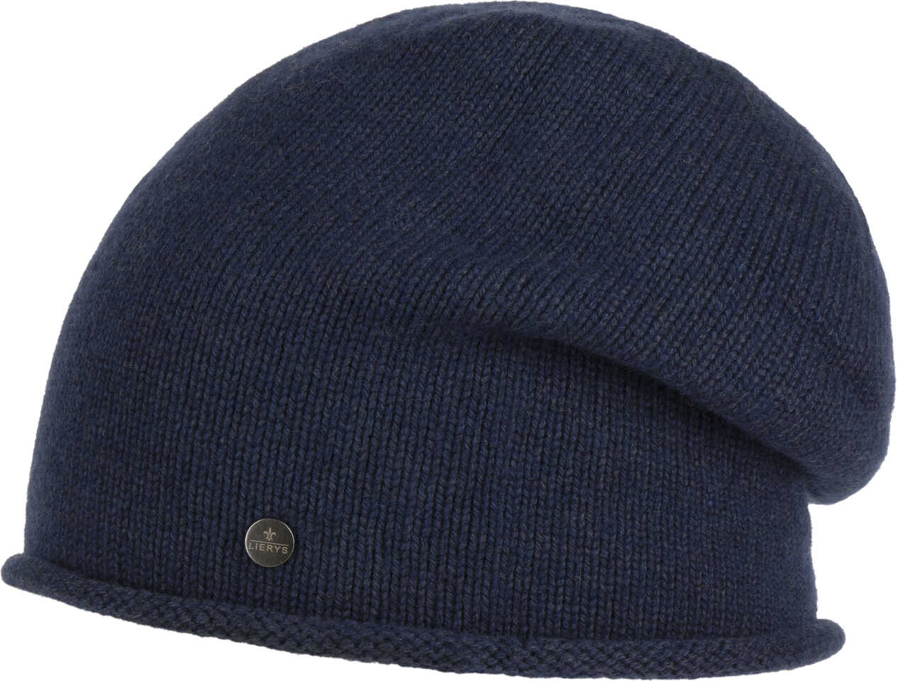 Czapka Beanie Merino Kaszmir by Lierys, ciemnoniebieski, One Size