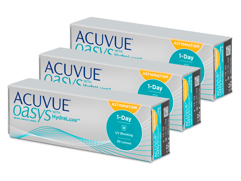 Johnson&Johnson Acuvue Oasys 1-Day with HydraLuxe for Astigmatism 90szt