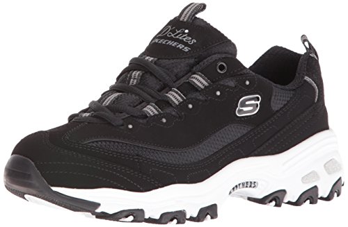 Skechers Damskie trampki D´Lites BIGGEST FAN, czarne (Biggest Fan Black), 38,5 EU (M)