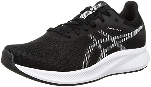 ASICS Damskie trampki Patriot 13, czarno-białe, rozmiar 40, Czarny, biały, 42.5 EU