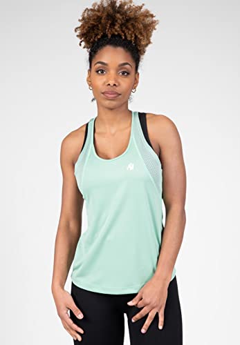 Gorilla Wear - Seattle Tank Top – czarny – Bodybuilding Sport na co dzień, czas wolny, z nadrukiem logo, lekka i wygodna dla optymalnego ruchu z poliestru