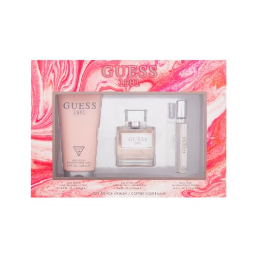 GUESS Guess 1981 zestaw Edt 100 ml + Mleczko do ciała 200 ml + Edt 15 ml dla kobiet