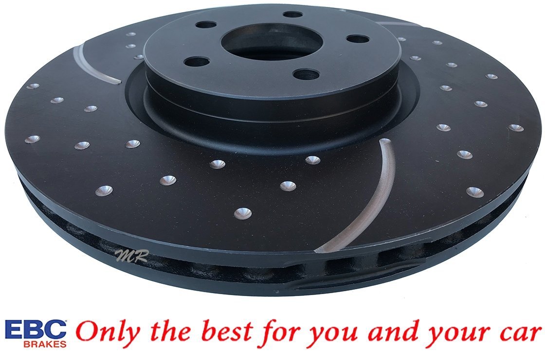 Przednia NAWIERCANA NACINANA tarcza hamulcowa 320mm EBC seria GD Ford Escape AWD 2013-