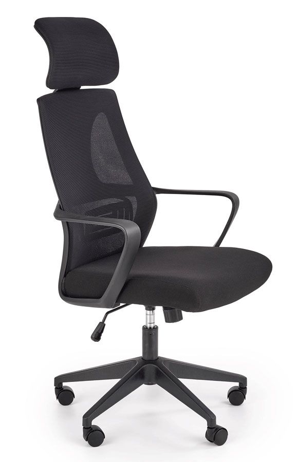 Ergonomiczny Fotel Czarny Biurowy Obrotowy Sarezo 15X
