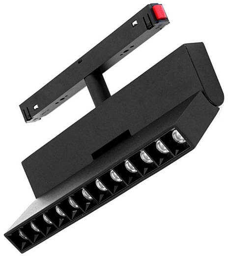 Reflektor łamany szyny magnetycznej LED 12W 4000K neutralna czarny