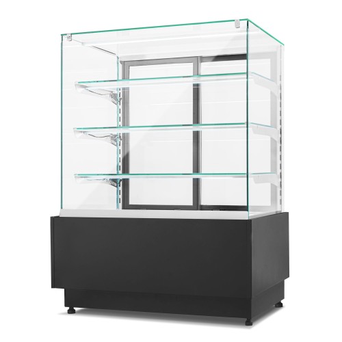 Witryna cukiernicza chłodnicza Dolce Visione Premium 900 wnętrze ze stali nierdzewnej 900x670x1300 mm Resto Quality