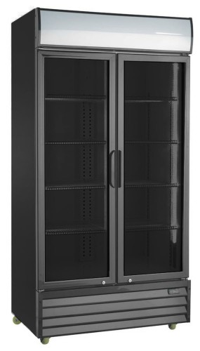 Szafa chłodnicza przeszklona RQ1100H-BLACK 1000l (SD1001H) Resto Quality