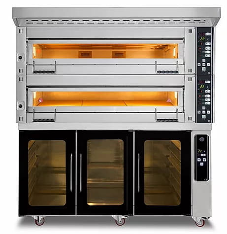 Piec piekarniczy modułowy 2-komorowy elektryczny 24 kW 400V 1660x1020x1850 MD/1200/2 Resto Quality