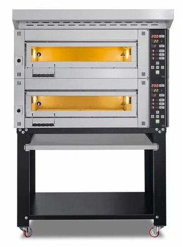 Piec piekarniczy modułowy 2-komorowy elektryczny 15 kW 400V 1260x1020x1850 MD/800/1 Resto Quality