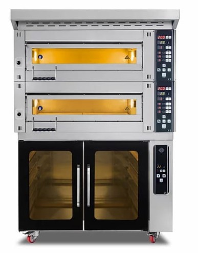 Piec piekarniczy modułowy 2-komorowy elektryczny 18 kW 400V 1260x1020x1850 MD/800/2 Resto Quality