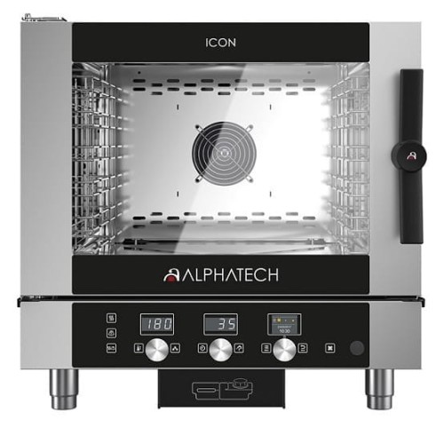 Piec konwekcyjno-parowy ICET051E 5x GN 1/1 5x 600x400 Alphatech by Lainox sterowanie elektroniczne Resto Quality
