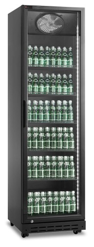 Szafa chłodnicza przeszklona RQ429-BLACK 394l czarna (SD429) Resto Quality