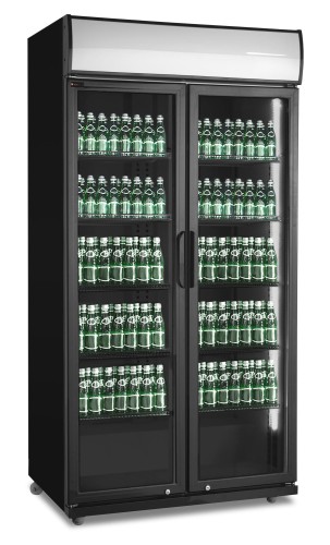 SZAFA CHŁODNICZA PRZESZKLONA RQ880H-BLACK 590 L (SD881HE) Resto Quality