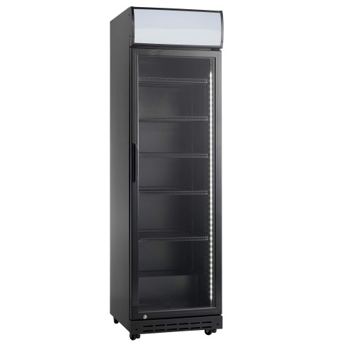 Szafa chłodnicza przeszklona SD420BE 386 l czarna (RQ419-BLACK) Resto Quality