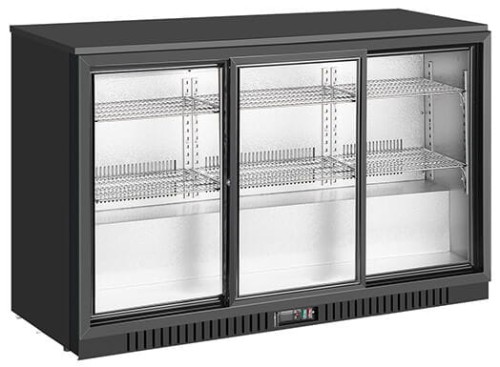 Barowa szafa chłodnicza chłodziarka podblatowa drzwi przesuwne 3-drzwiowa 308 l SC311SLE (RQ-330SC) Resto Quality