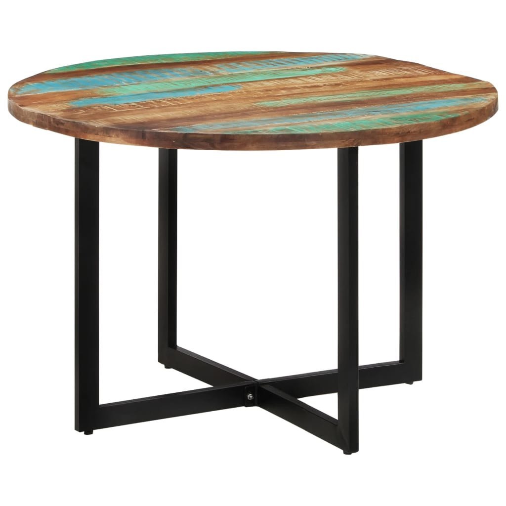 Lumarko Stół do jadalni, 110x75 cm, lite drewno z odzysku