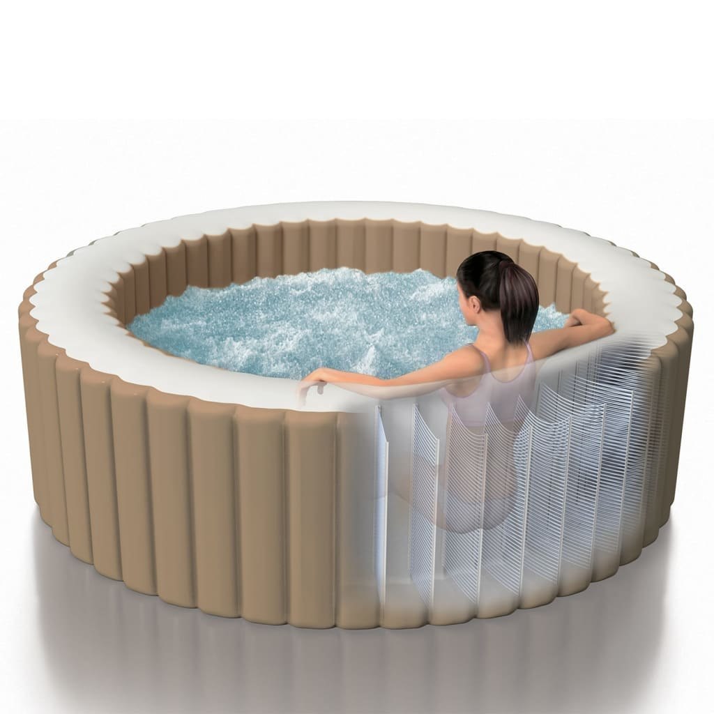 Lumarko Jacuzzi z hydromasażem, okrągłe, PureSpa, 196x71 cm