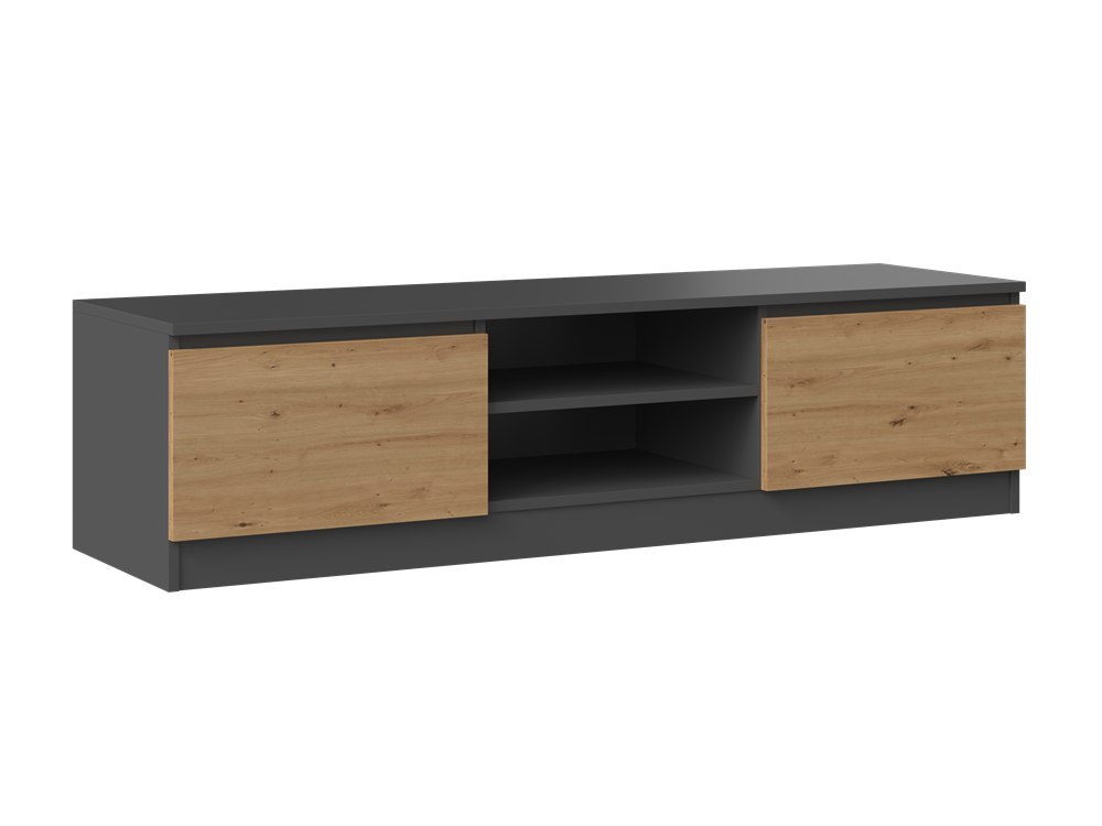 Lumarko Stolik Rtv 140 - Antracyt / Dąb Artisan