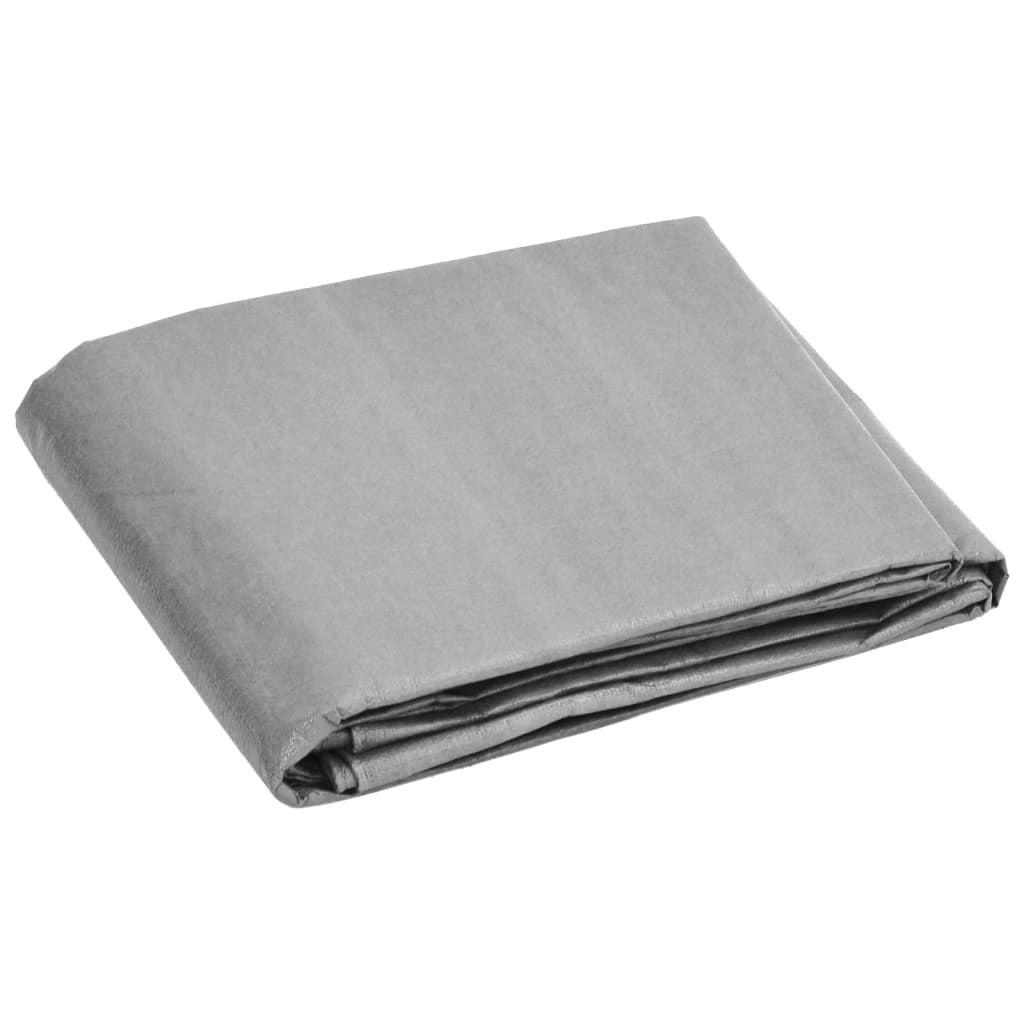 Lumarko Plandeka, 180 g/m², 8x10 m, szara, HDPE!