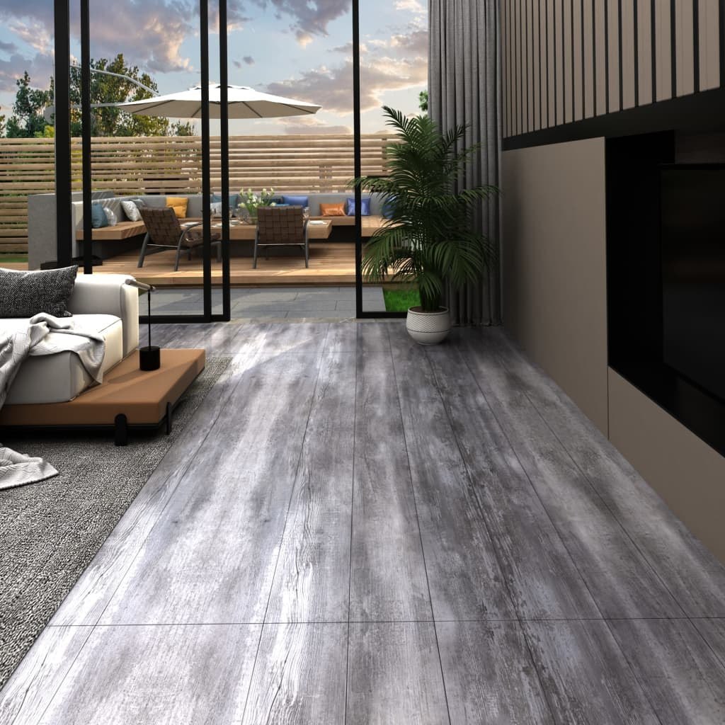 Lumarko Samoprzylepne panele podłogowe PVC, 2,51 m², 2 mm, szare drewno