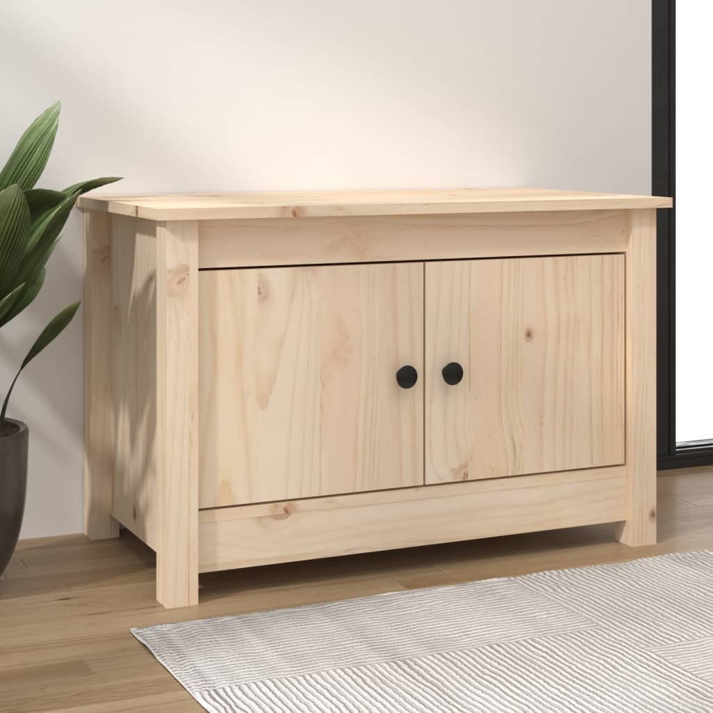 Lumarko Szafka na buty, 70x38x45,5 cm, lite drewno sosnowe