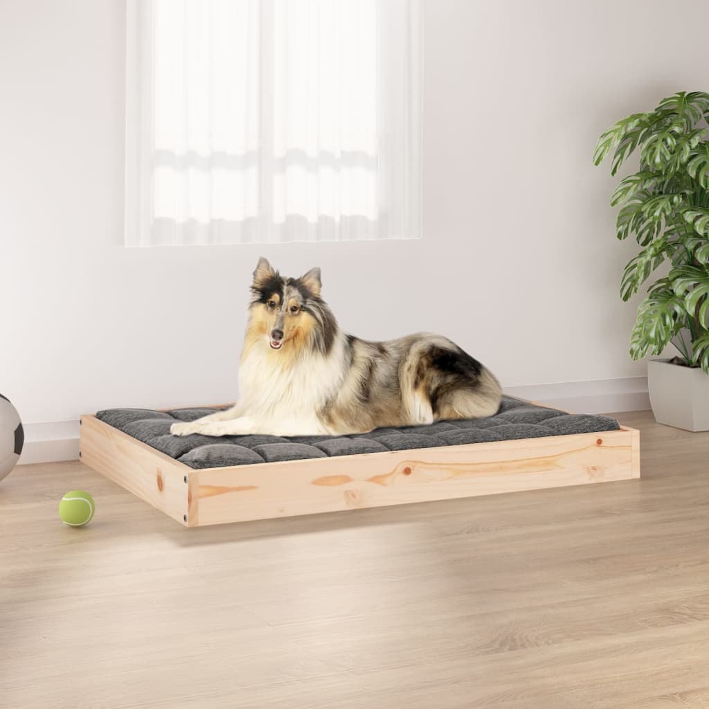 Lumarko Legowisko dla psa, 91,5x64x9 cm, lite drewno sosnowe!
