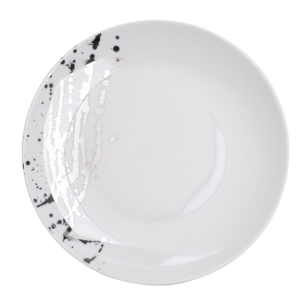 Lumarko Talerz Deserowy 22cm Biały Platyna