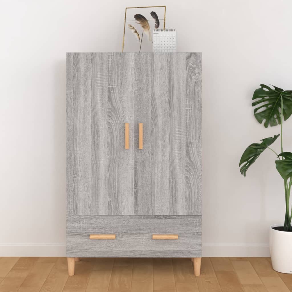 Lumarko Szafka, szary dąb sonoma, 70x31x115 cm, materiał drewnopochodny