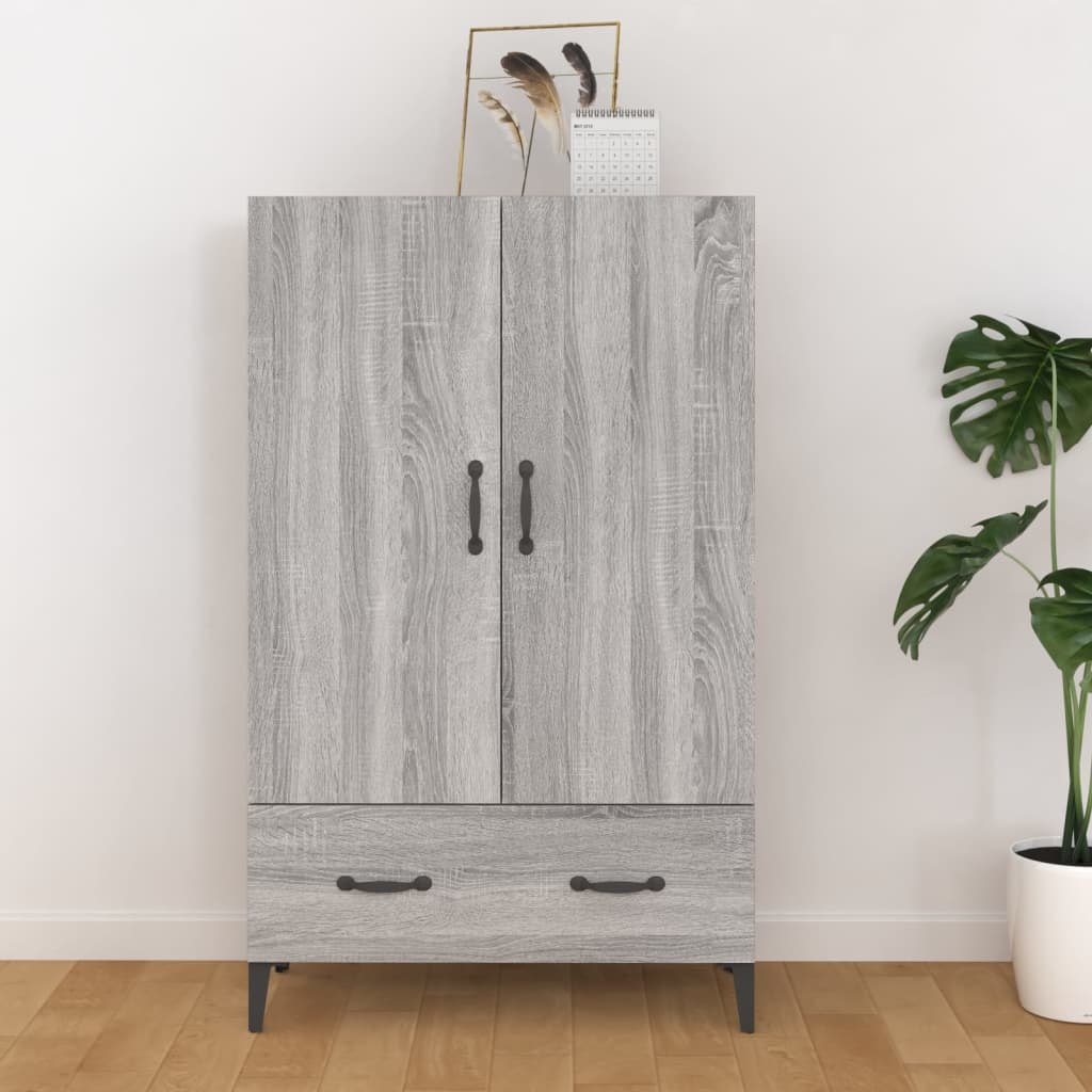 Lumarko Szafka, szary dąb sonoma, 70x31x115 cm, materiał drewnopochodny