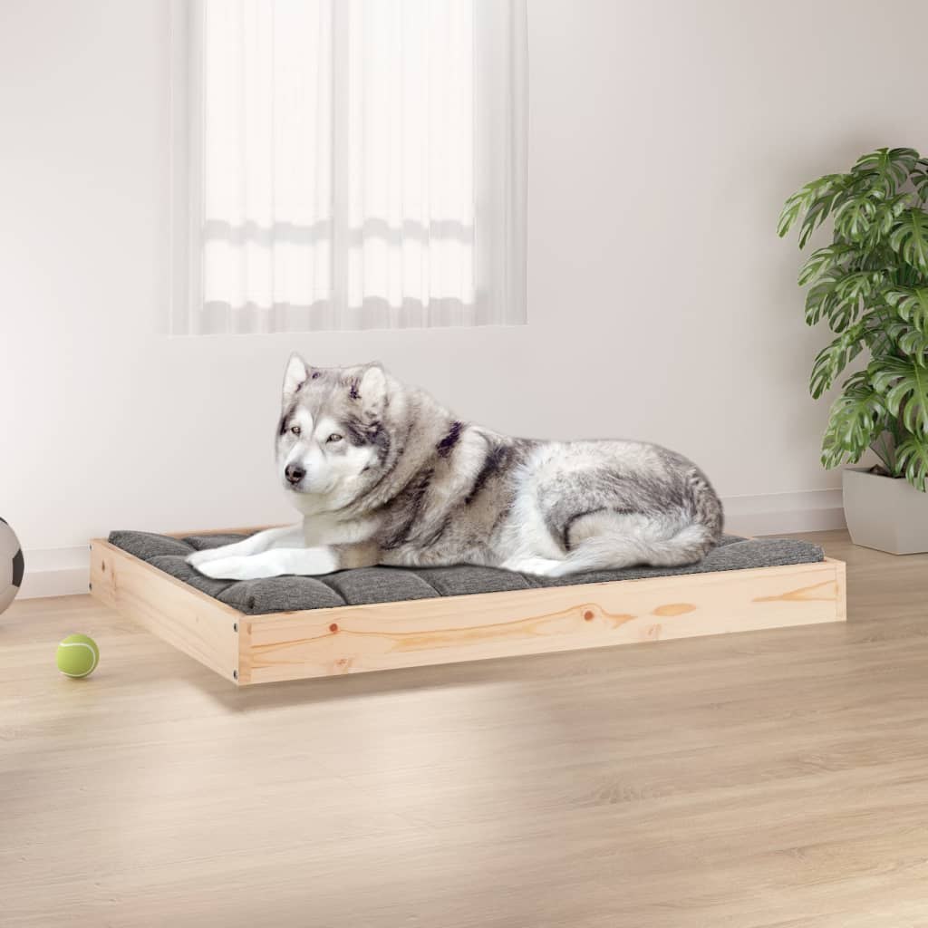 Lumarko Legowisko dla psa, 101,5x74x9 cm, lite drewno sosnowe!