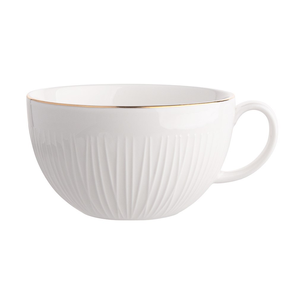 Lumarko Filiżanka Jumbo Nbc 300 ML Porcelana Kremowa