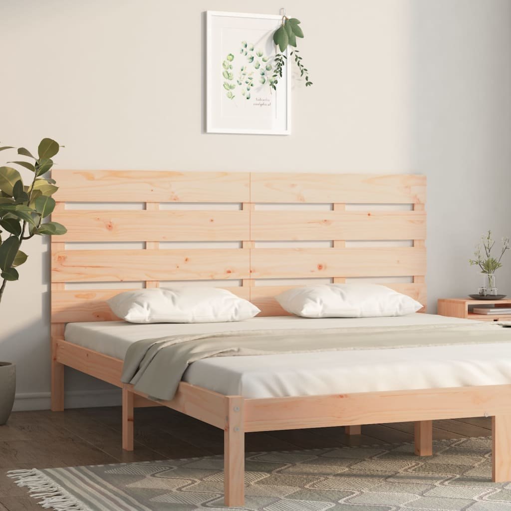 Lumarko Wezgłowie łóżka, 180x3x80 cm, lite drewno sosnowe