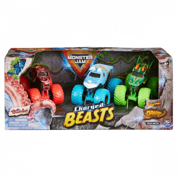 Opinie o Pojazd Monster Jam Charged Beast 3-pack