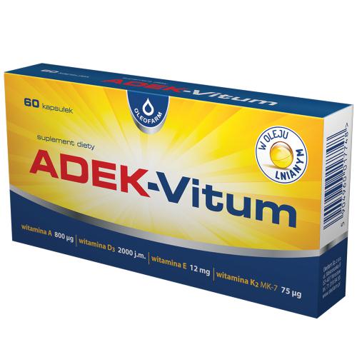 Oleofarm SP. Z O.O. ADEK-Vitum 60 kapsułek 3787461