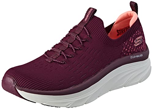 Skechers Damskie trampki D'LUX Walker Star Stunner, śliwkowe, 37 EU, Śliwka, 37 EU