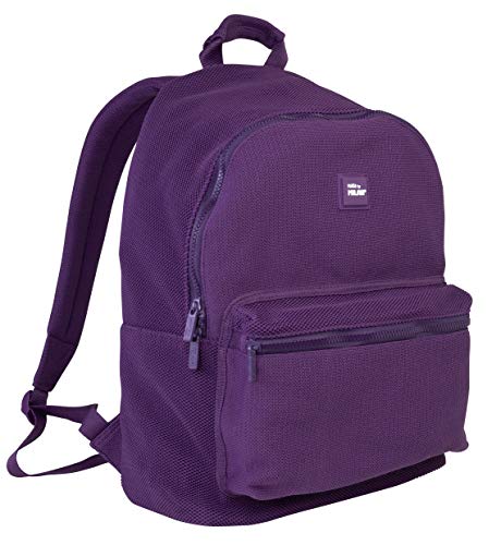 MILAN Plecak szkolny Pojemność 21l Knit Deep Purple Plecak Casual Typ, 41 cm, Fioletowy, Fioletowy, 41 cm, Plecak na co dzień