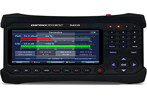 DIPROGRESS Miernik pola DVB-T2 DVB-S2 HEVC 10bit DCSS - DPMAX10